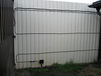 КЧ на заграждении из профлиста